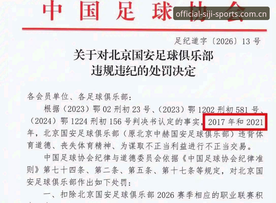 四季体育体育平台对比 足协第三批禁足名单公布,65人受罚背后揭示了什么?